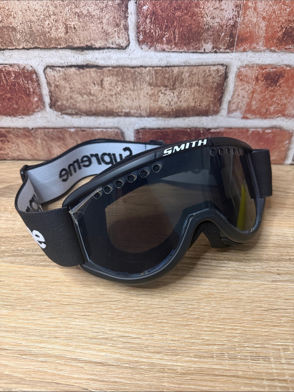 Supreme Smith Black Ski Snowboard Goggles Off-Road ATV Motocross Dirt Bike New